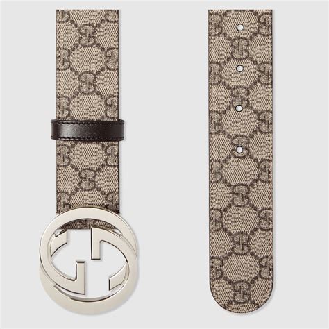 Gucci Cintura in tessuto GG Supreme con fibbia GG